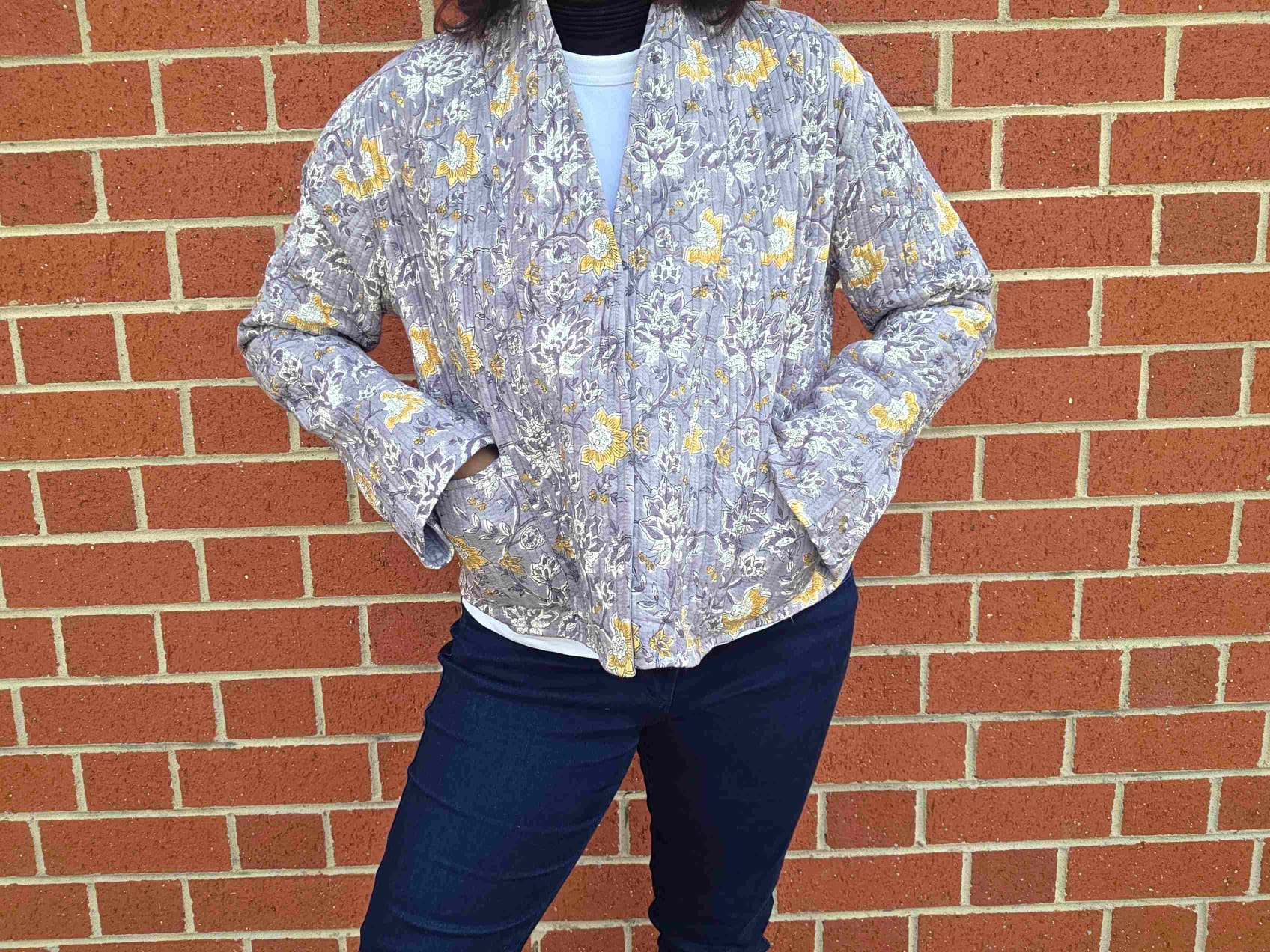 Vrinda | Reversible Cotton Quilted Jacket