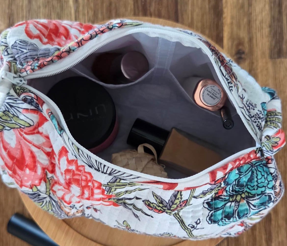 Handblock Printed Cotton Makeup Bag