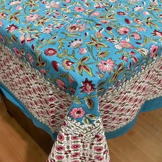 Handblock print tablecloth