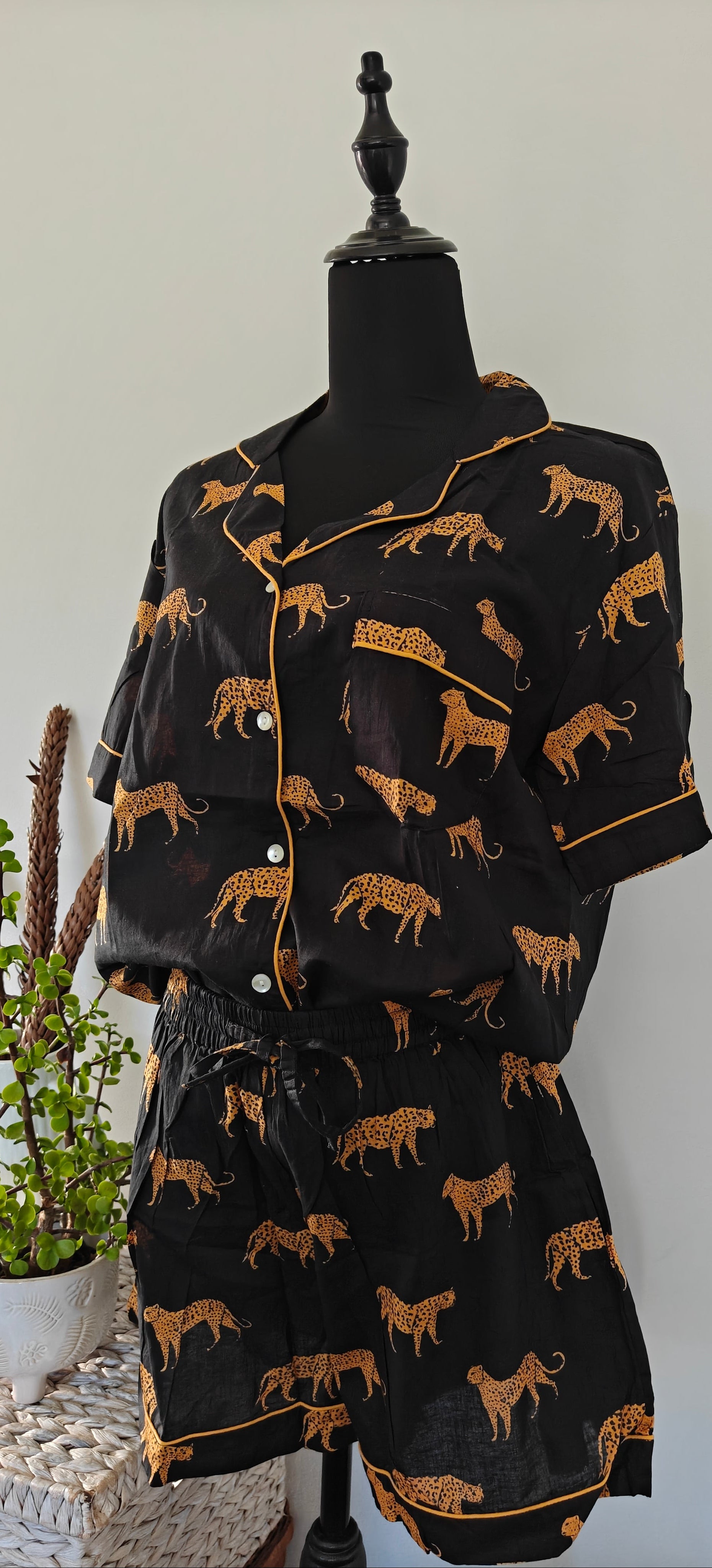 Cheetah | Unisex Cotton Pyjama Set