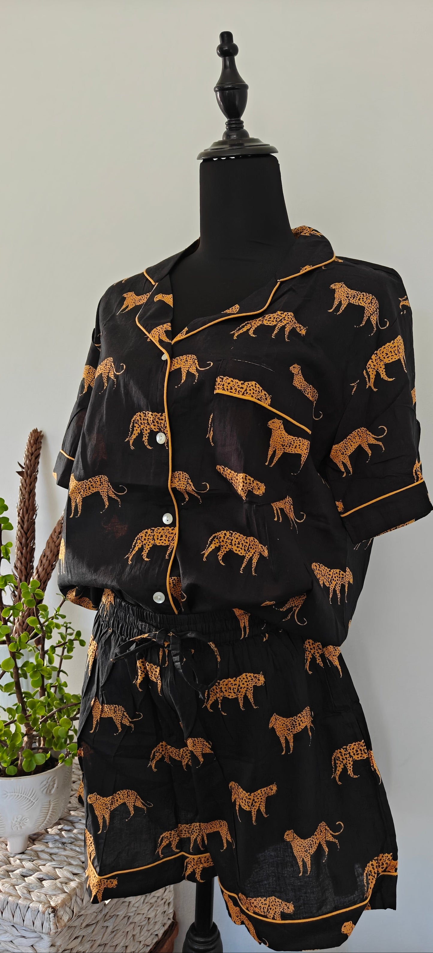 Cheetah | Unisex Cotton Pyjama Set