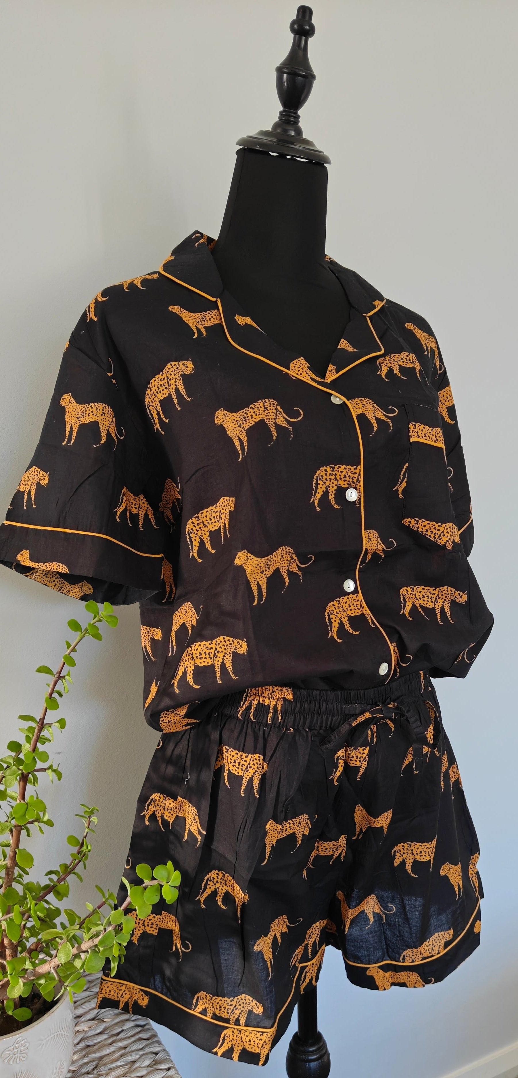 Cheetah | Unisex Cotton Pyjama Set