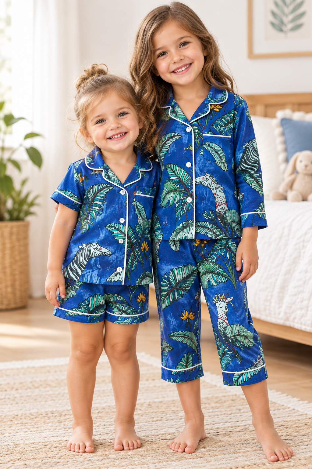 Kids PJ set Blue Jungle