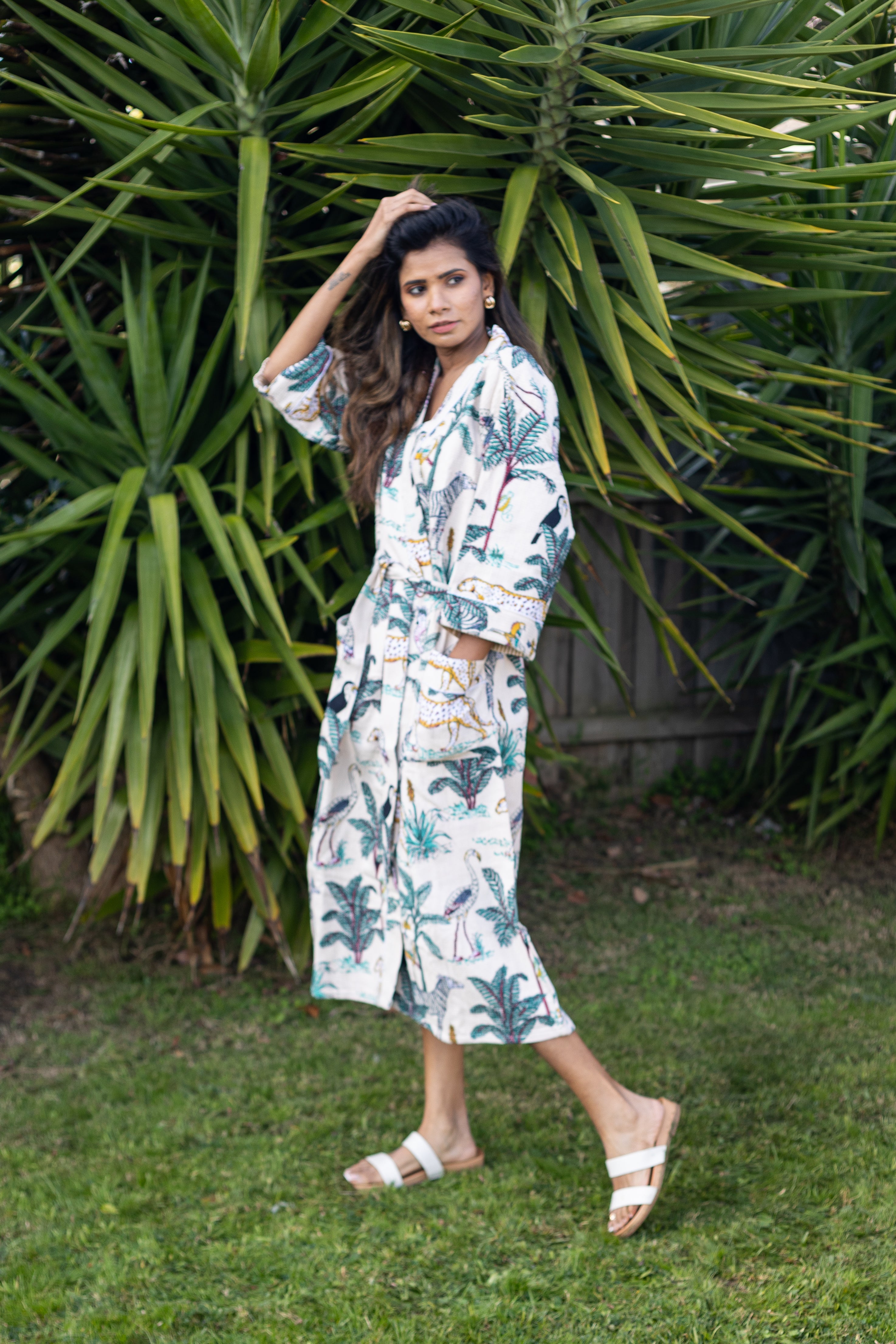 Hiran ~ Double lined Kimono / Robe