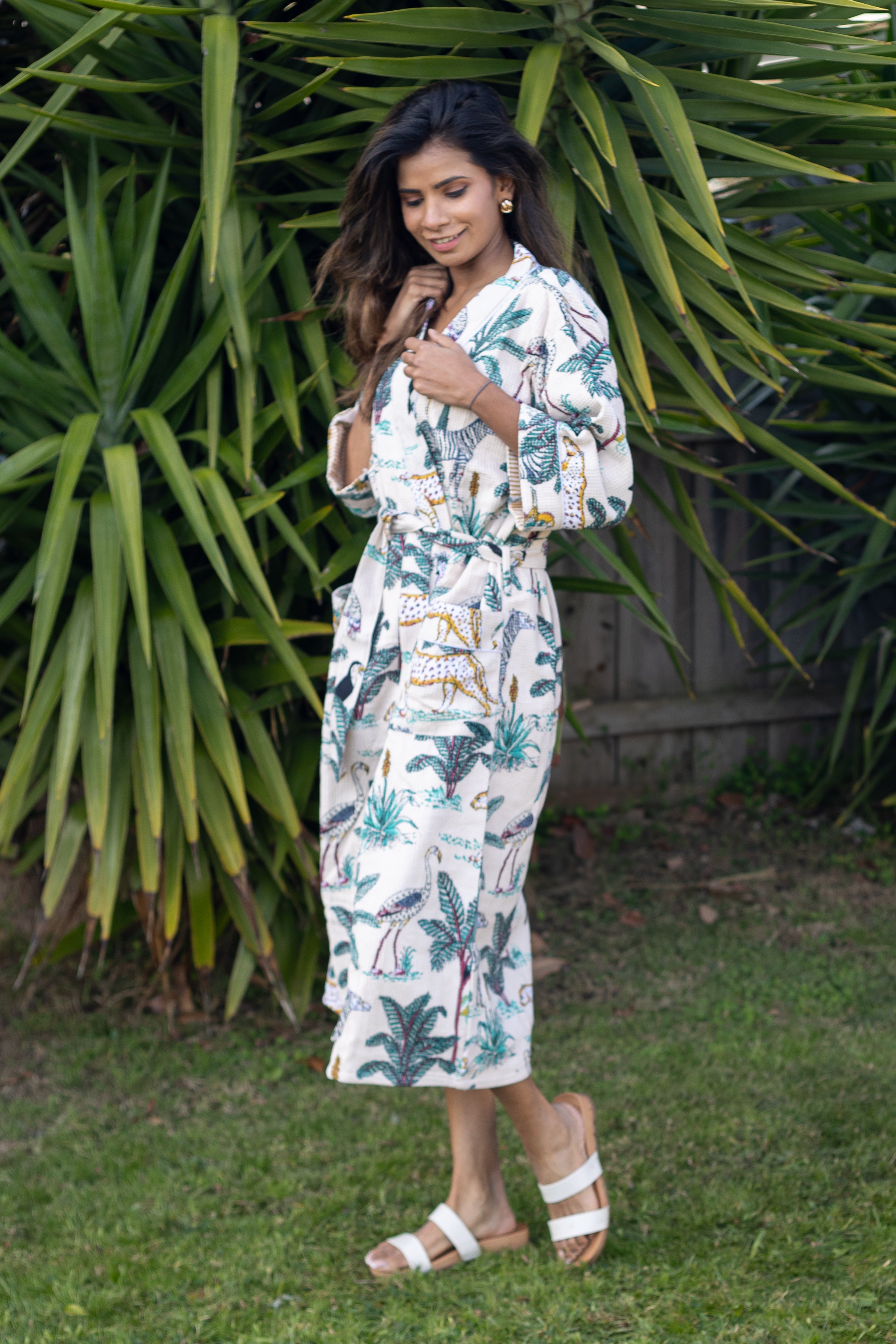 Hiran ~ Double lined Kimono / Robe
