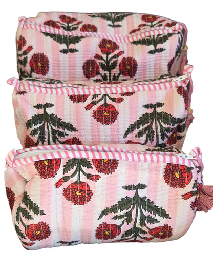 Daisy on Pink | Cosmetics Pouch