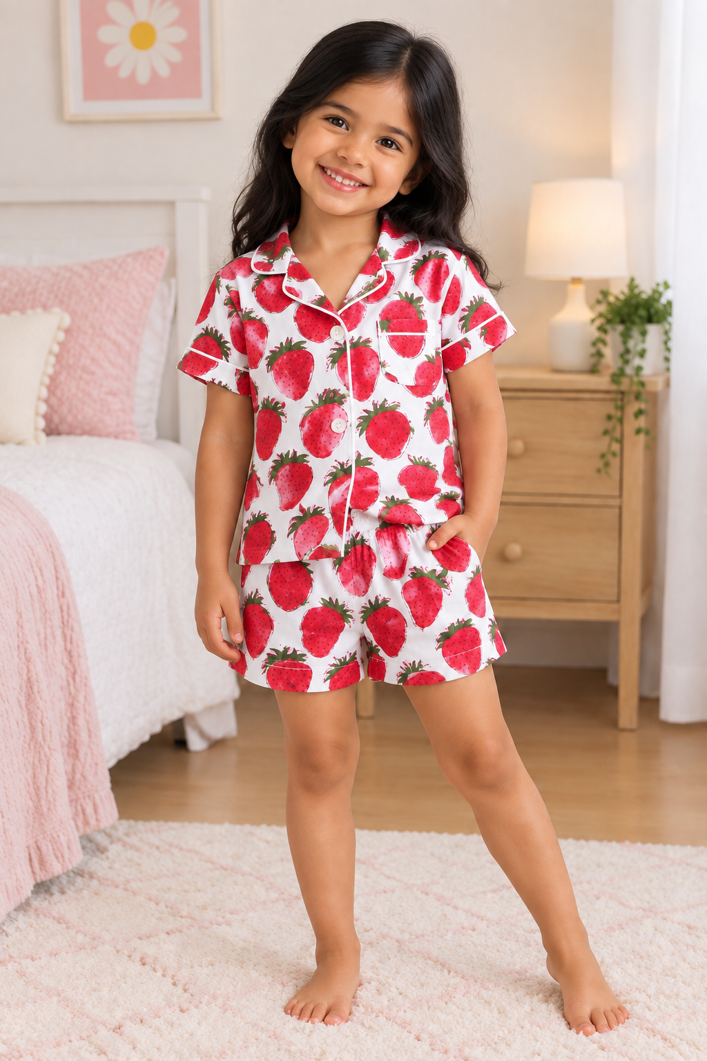 Kids PJ set Strawberry